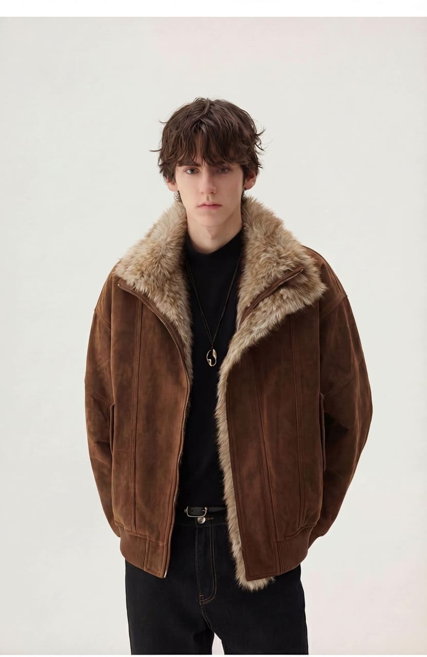 Wide Leg Pleated Loose Fit Pants