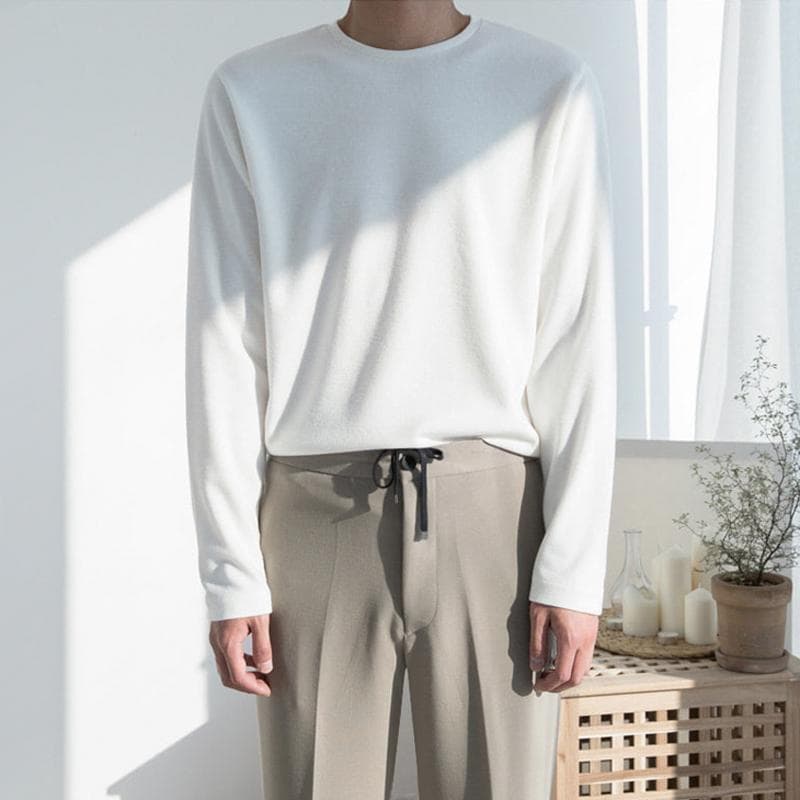 Loose Basic Long Sleeve T-Shirt